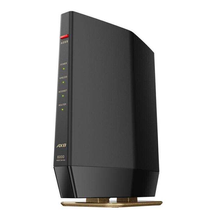 BUFFALO Wi-Fiルーター WSR-6000AX8-MB 4981254064474